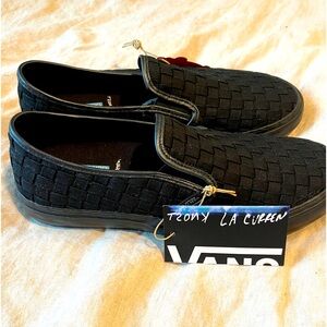 Vans | Slip On Shoes | Curren X Knost Woven/Black